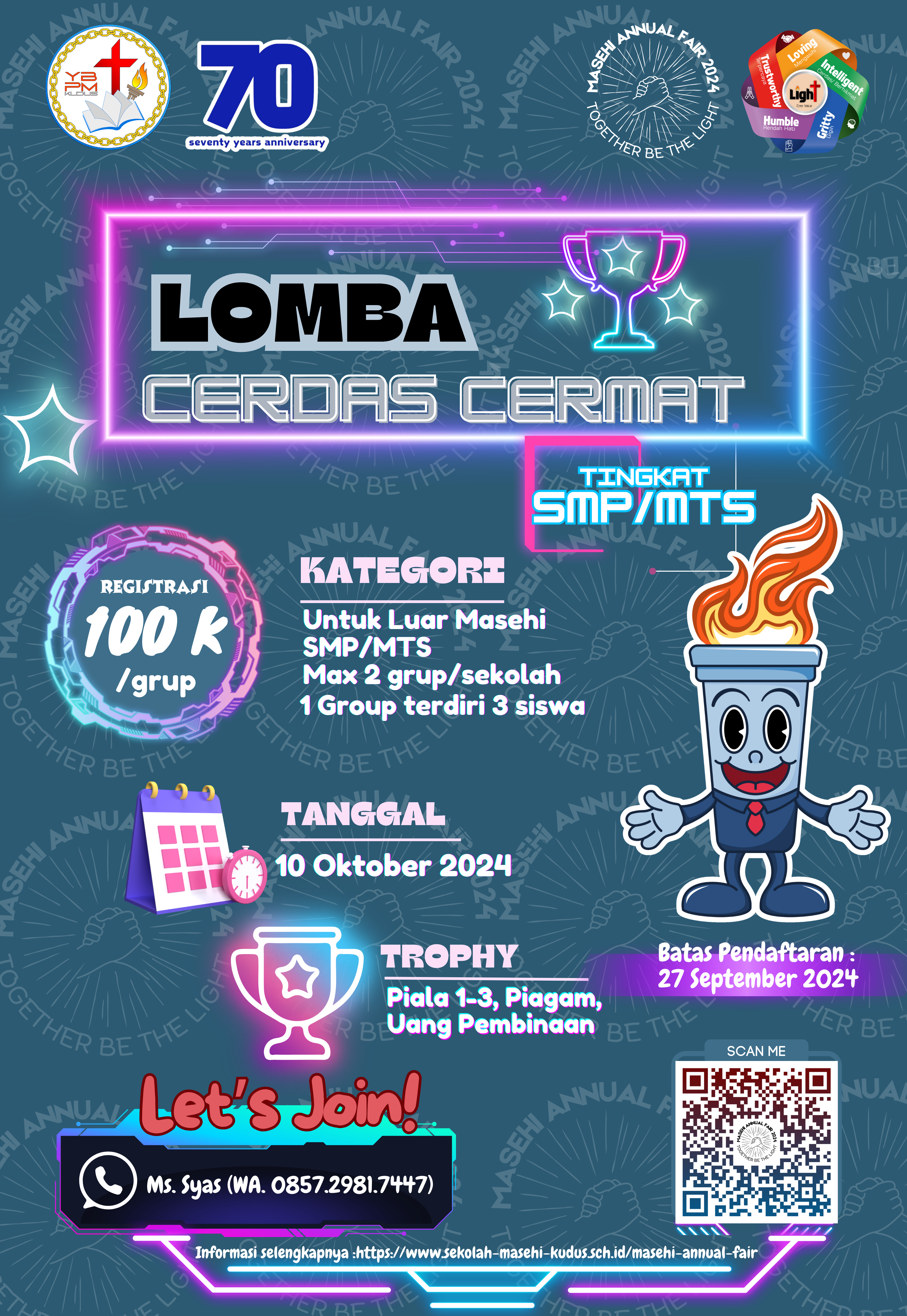 Lomba Cerdas Cermat Tingkat SMP/MTS (Umum)