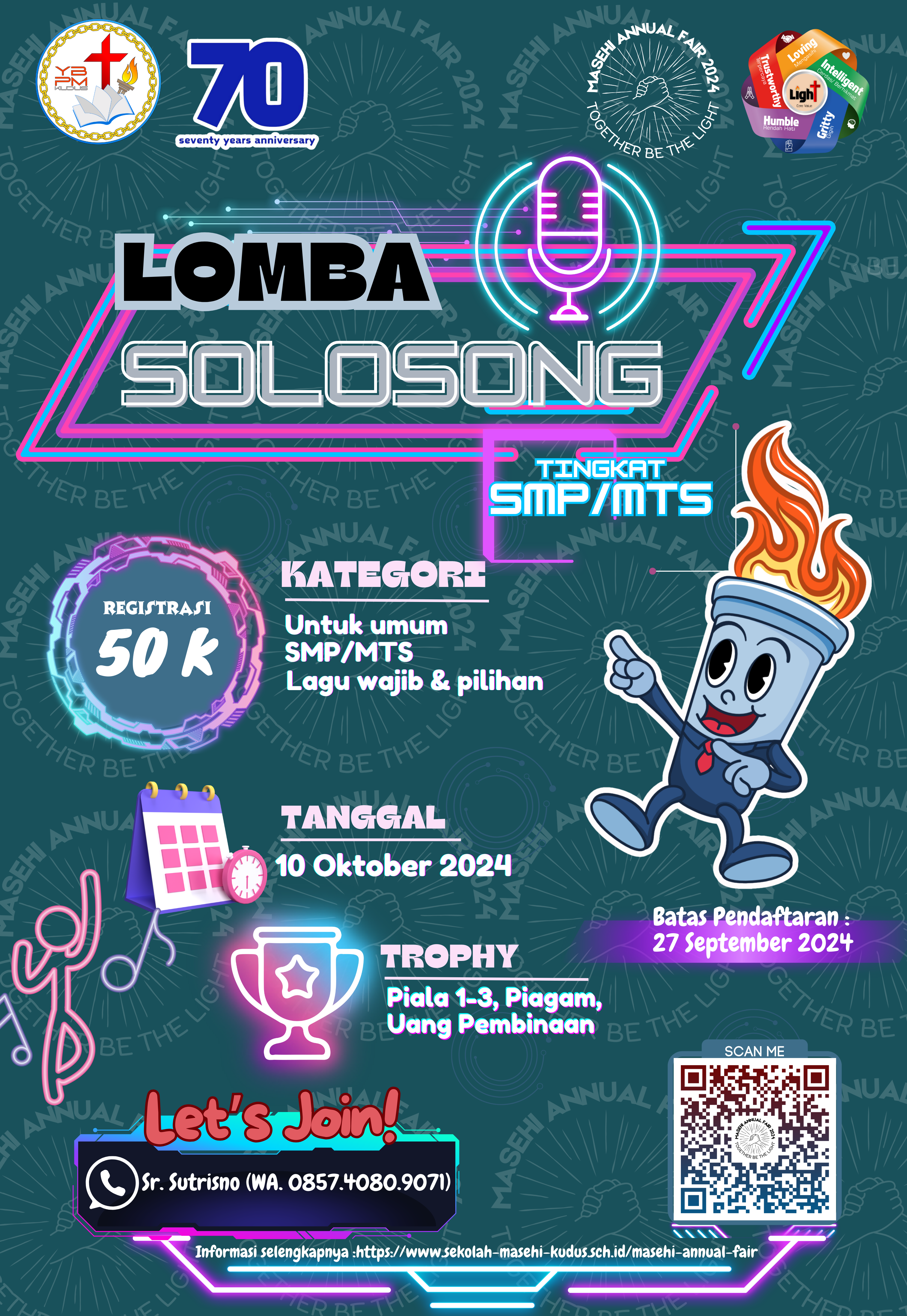 Lomba Solo Song Tingkat SMP/MTS (Umum)