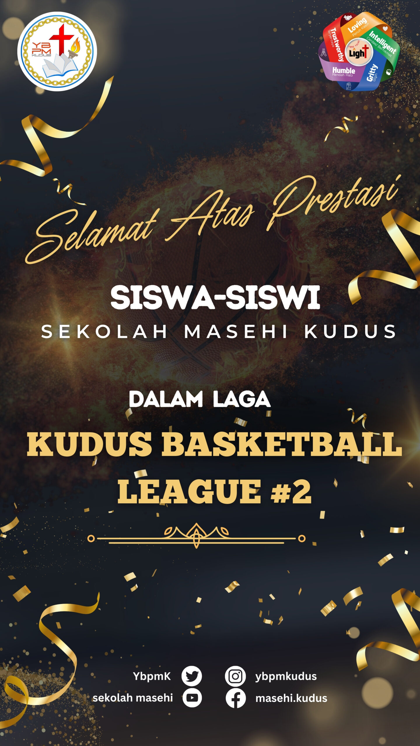 Selamat Atas Prestasi Lomba Basket