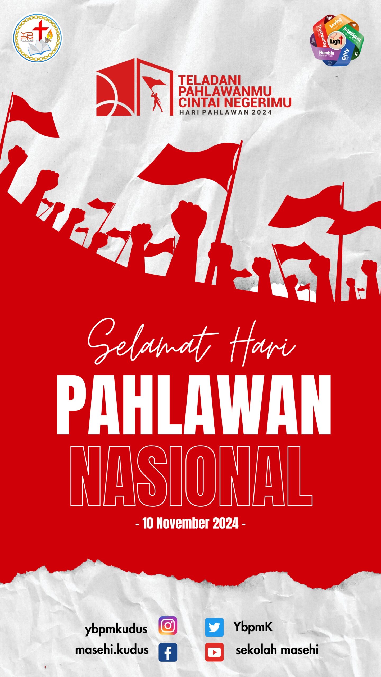 Selamat Hari Pahlawan Nasional