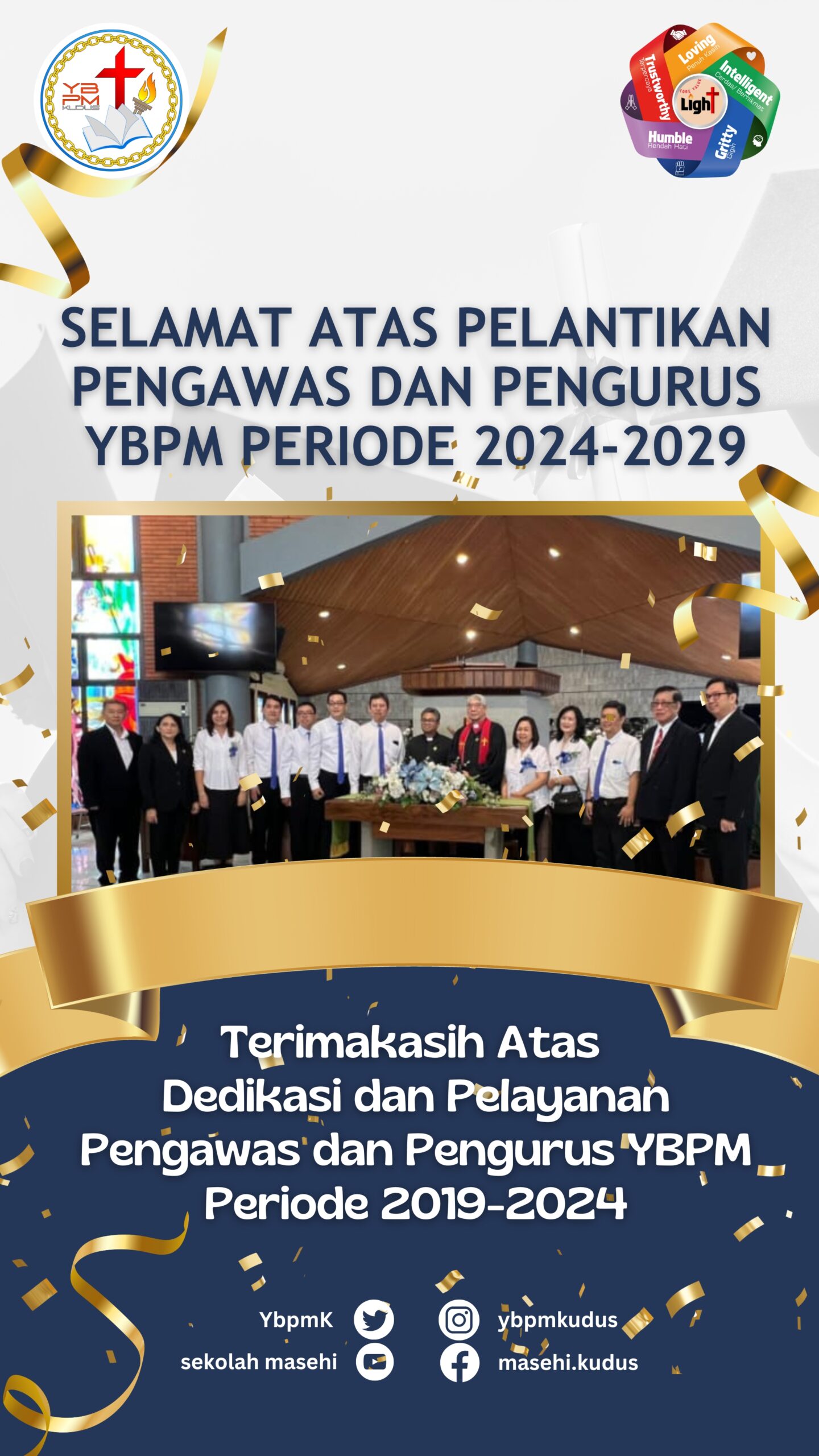 Selamat Atas Pelantikan Pengurus YBPM 2024-2029